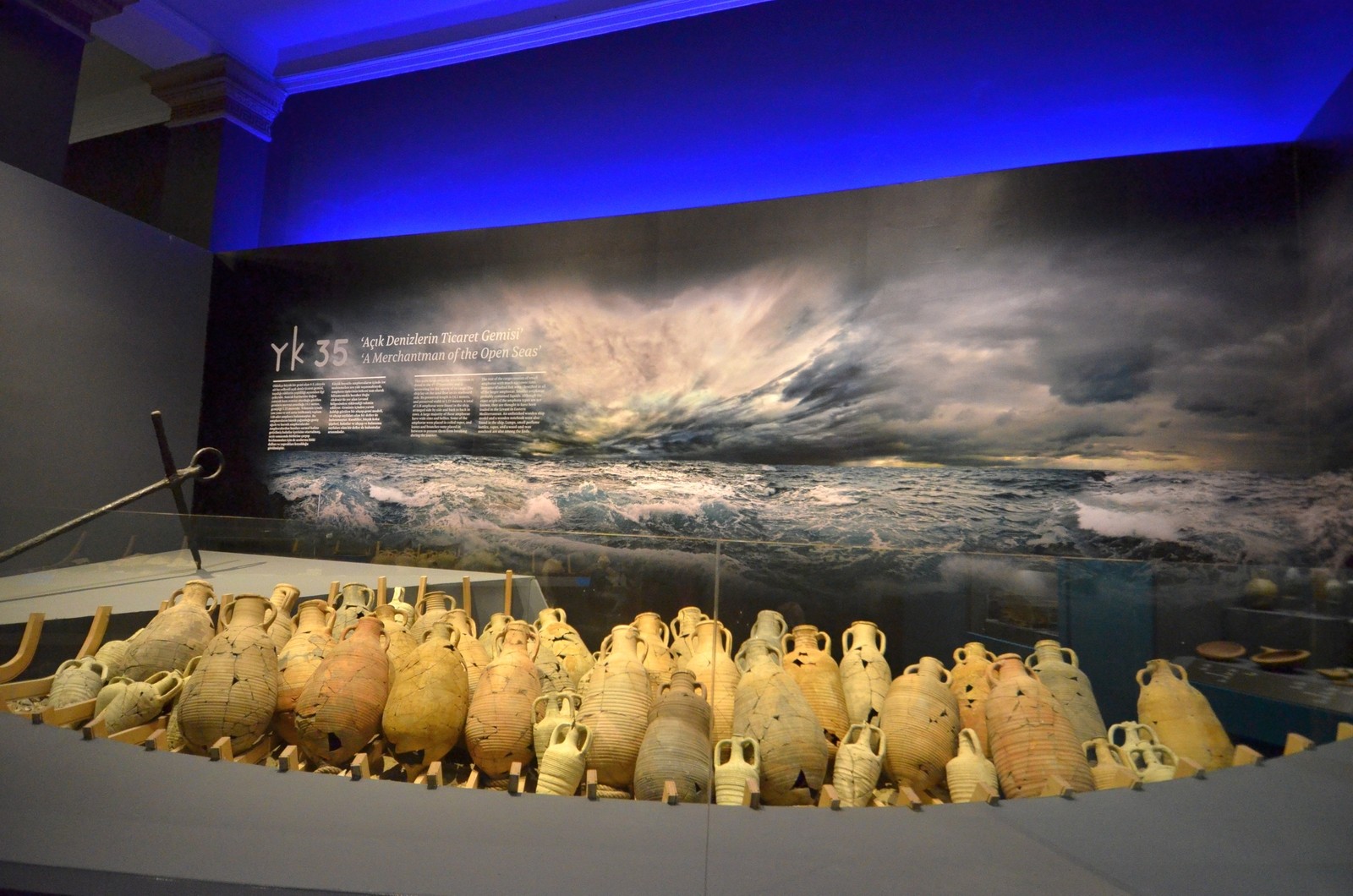 Merchantman of the open seas, 4th-5th century CE, from the exhibition 'Stories From the Hidden Harbor: Shipwrecks of Yenikapı' that was closed in 2014