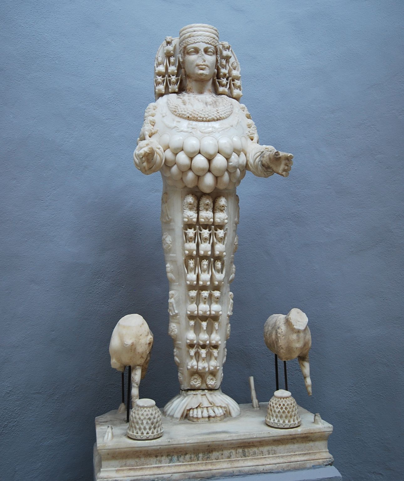 Statue of Beautiful Artemis in Ephesus Museum in Selçuk