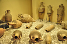 Collection of amphorae