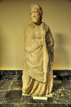 Asklepios statue from the Roman period (the 2nd century CE)