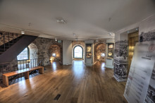 Interior of the Galata Tower in Istanbul