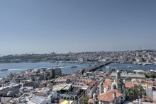 View from the Galata Tower in Istanbul