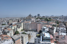 View from the Galata Tower in Istanbul
