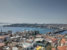 View from the Galata Tower in Istanbul
